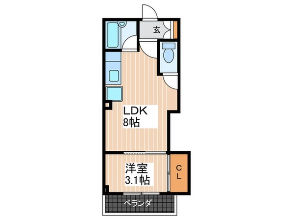 リノリノアパートメントの物件間取画像